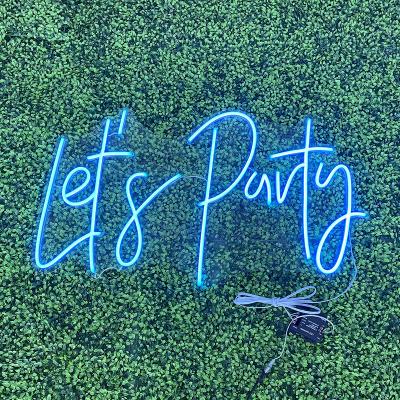 China Easy Installation Free Design Custom Neon Sign Let Us Neon Light Party Led Sign Letter For Party Wedding Event Home Decor for sale