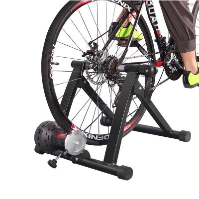 China Steel Magnetic Stationary Trainer Mountain Bike Folding Design Indoor Bicycle Trainer Stand Exercise Bike Workout Stand WF-QX-009AK for sale