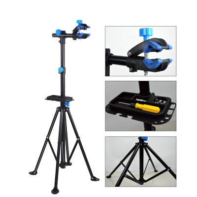 China Cycle Repair Stand WF-X006 Adjustable Waist Work Step Ladder Bicycle Parking Rack Floor Repair Stand for sale