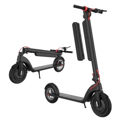 China EU Europe Germany Unisex Warehouse 10Inch Tire 350w Motor 2 Wheel One Stage Folding Electric Scooter X8 for sale