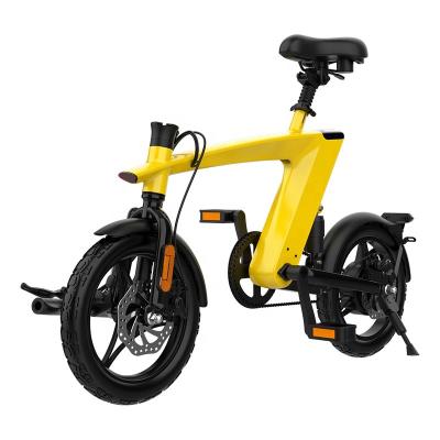 China Aluminum Alloy Folding Electric Bike Light Fiets Fahrrad Bicycleold H1 USA Warehouse E Electric Bike Velo Electrique for sale