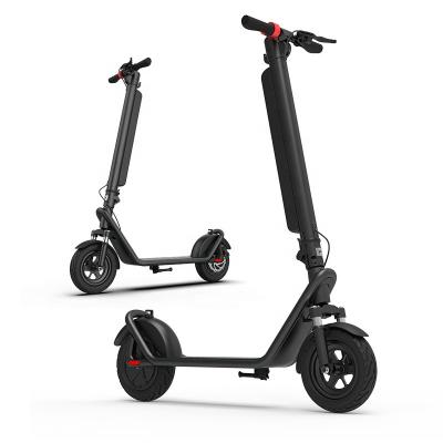 China 36V/450w unisex 10 inch long tire X11 battery life off-road electric scooter with portable and removable battery for sale