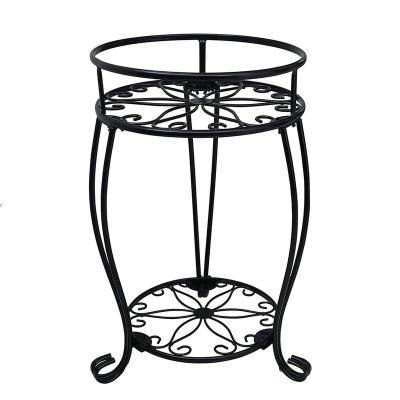 China Modern Large Potted Rack Metal Pot Rack Indoor Outdoor Multiple Rack For Rustproof Plant Pot Shelf For Garden Living Room Corner for sale