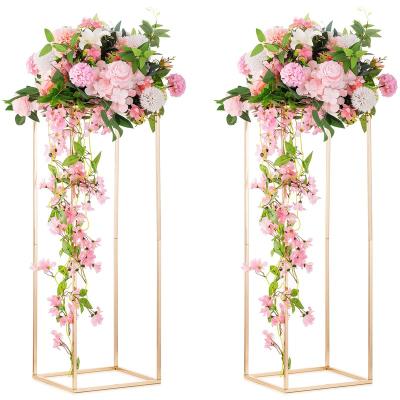 China Hotel .restaurant .banquet. Home.Wedding Wedding Centerpieces for Tables Metal Gold Flower Stand Floor Vase Flower Stand for Wedding Decorations Event Party Home for sale