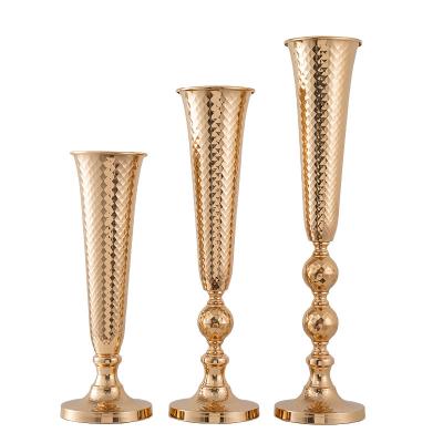 China Hotel .restaurant .banquet. Home.Wedding Manufacturers Table Flower Stand Gold Flower Stand Floor Vase Party Events Centerpieces for sale