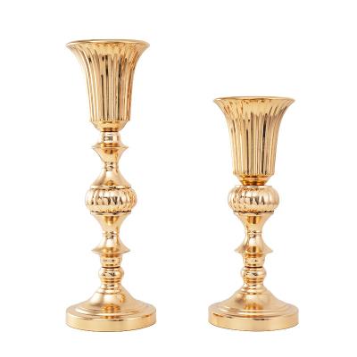 China Hotel .restaurant .banquet. Factory Wholesale Flower Stands Home.Wedding Direct Wedding Stand For Flowers Metal Gold Flower Stand Wedding Centerpieces for sale