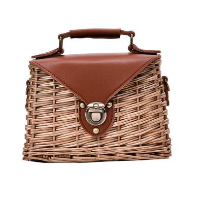 China New Fashion Special Weave Shoulder Bag Women Mini Fashion Bag Beach Handbag for sale