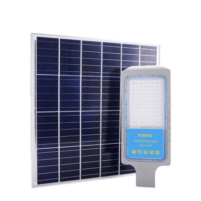 China ROAD 100W 25000mAh IP67 Light And Outdoor Control Led Solar Street Light for sale