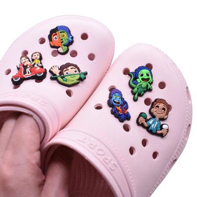 China Clog Charm Newcomer Singularity Person Modeling Charms Shoe Decor PVC Anime Shoe Charm Brightly For Clog for sale