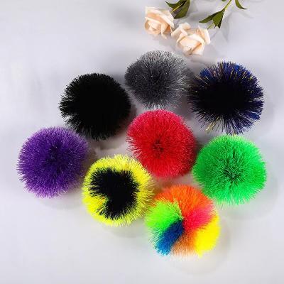 China Pom Pom Ball Shoe Clips Faux Rabbit Fur Shoe Buckle Ladies Slipper Sandal Decor Fur Pompoms Shoe Clips Boots Small for sale