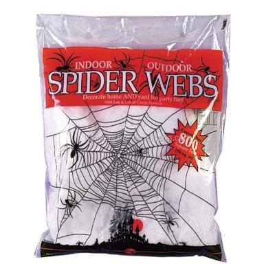 China For Craft Super Stretch Spider Web - 16 Feet (80G Cotton + 6 Spider) for sale