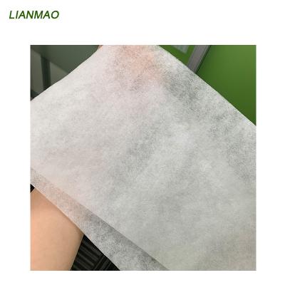 China Sustainable Supply ES PP PET Fiber Hot Air High Quality 100% Cotton Fabric For Face Mask Disposable Hot Air Cotton for sale