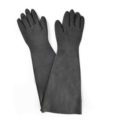 China Anti-slip sandblasting glove, acid proof gloves, rubber gloves for sale