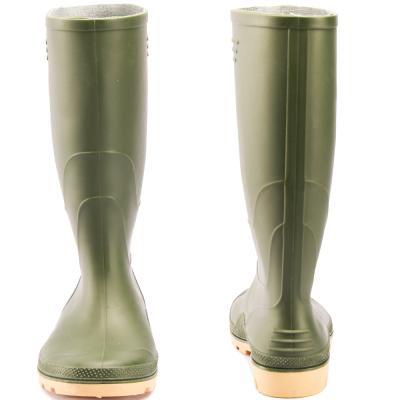 China CUSHIONING Good Quality Rubber Boots China Safety Military Boots Men Work Safety Long Boots for sale