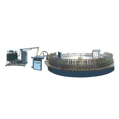 China Garment Shops Round Turntable Production Line With PU Soles Is Widely Used And Easy To Maintain PU Sole Machine for sale