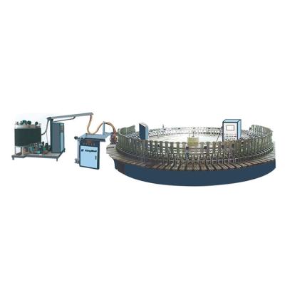 China Garment Shop Supplier Wholesale Round Turntable Production Line Long Life Low Power Consumption PU Sole Making Machine for sale