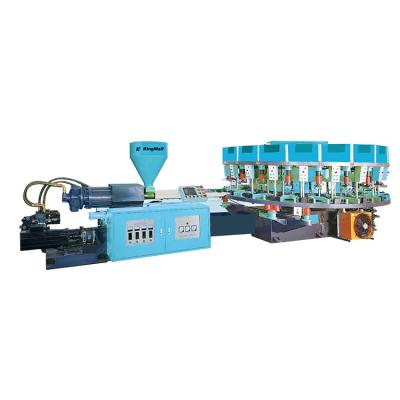 China Garment shops Lianbang intelligent automatic shoe injection molding disc machine can be customized phylon one-off machine for sale