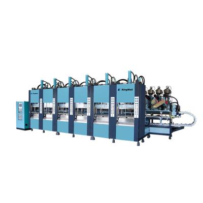 China Garment Shops Wholesale Customized Hot Sale High Quality Linear Slipper Machine EVA Injection Equipment Shoe Making Machine for sale