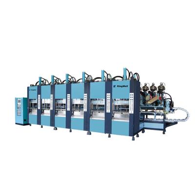 China Garment Shops Supplier Wholesale Two Color Production Single Screw EVA Injection Molding Equipment Single Linear Injection Molding Machine for sale