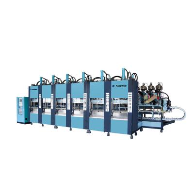 China Garment shops high performance two color EVA/rubber foam injection equipment with unique low power consumption injection molding machine for sale