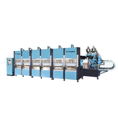 China Garment Shops Supplier Direct Sales and Environmental Protection 8 Shoe Machine Safety Stations Bathroom Slippers Making Machine for sale