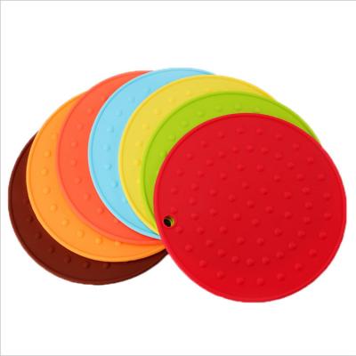 China Factory Supply Heat Resistant Round Silicone Mat Durable Mat Easy Clean Mat for sale