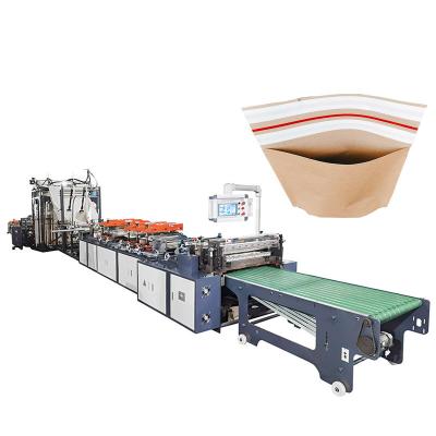 China Garment Shops Brown Kraft Paper Mailer Package Making Machine for sale