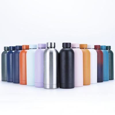 China PORTABLE Creative Small Mouth Bottle Stainless Steel Double Layer Coffee Mug Vacuum Insulation Mug for sale