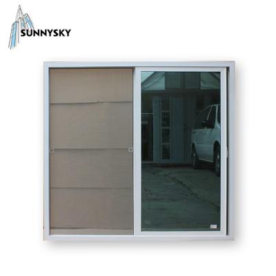 China Folding screen maker vinyl pictures upvc section detail sliding window for kitchen for sale