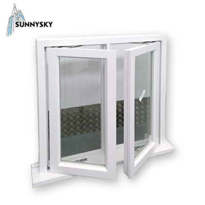 China Folding Screen Classic Vinyl Casement Firms Best Windows With Fly Screens for sale