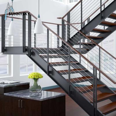 China Modern Balcony Railing Designs Exterior Glass Balustrade For Stair Railing for sale