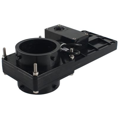 China TYTXRV Black 3 Inch 12VDC 75mm Automatic Auto-drain Electric Actuated Gate Valve for sale