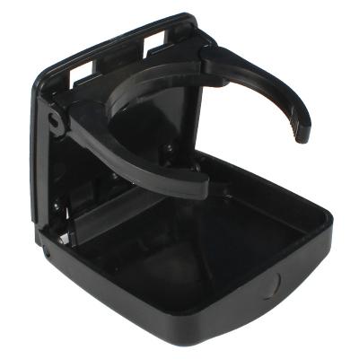 China Universal Adjustable Folding Cup Holder Black Cup Holder Coffee Drinks Bottle Holder Folding Rack for Car Boat RV Drink Holders for sale