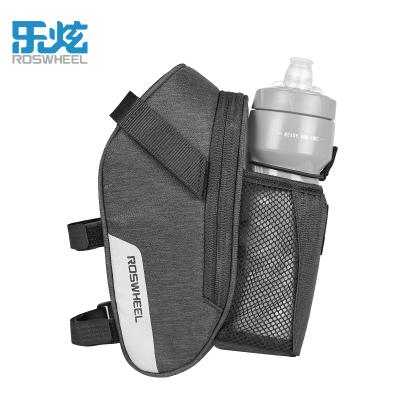 China Keep Interior Compartment Roswheel Bases Series 600D 170g Nylon 1.8 Liter Bike Bicycle Saddle Bag for sale