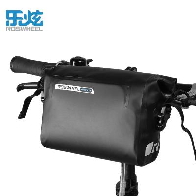 China 100% Roswheel Waterproof Waterproof Design and Bikepacking 2.5-3L Capacity 264g Road Bicycle Handlebar Seamless Welding Bags for sale