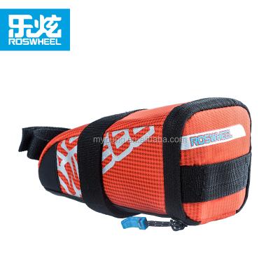 China MTB/Road Bike/Roswheel High Quality Folding Bike OEM Accepted 400D Bike Nylon Saddle Bag for sale