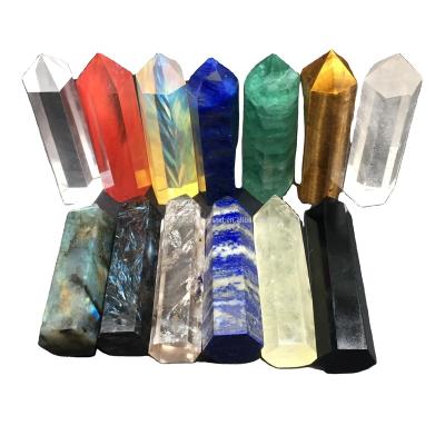 China Wholesale Natural Crystal Point Tower Healing Gemstone Replacements from Europe for Crystal Bottles for sale