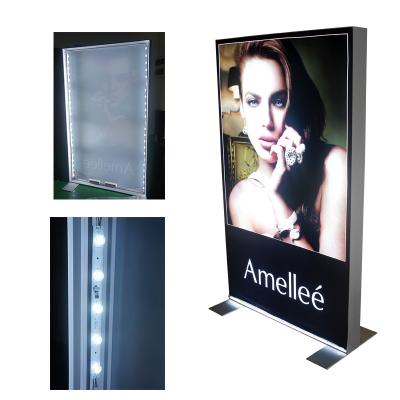 China Exhibition booth trade show display SEG double side frameless show led light box aluminum lightbox manufacturer for sale