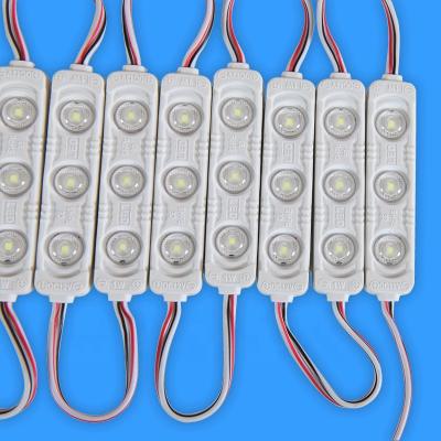 China China 12v 3 PCS aluminum sign light lens 1.2w/0.7W module led mini SMD led module injection 2835 led modules for channel letters for sale