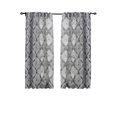 China Blackout Kitchen Curtains Set Window Curtains Jacquard Home Decoration Short Blackout Curtains For Kitchen Bedroom 100*130cm for sale