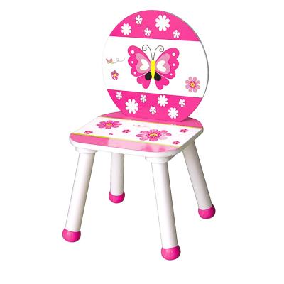 China High Quality Kids Child Butterfly Wood Pedicure Chair Age 3-8 Years Old for sale