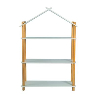 China CLASSIC White Classic White Kids Furniture Floor Standing Wall Storage Home Wall Storage Shelf for sale