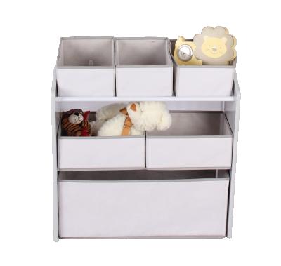 China Viable Supply Children's Factory MDF Furniture Toy Organizer Storage Shelf Set For Kids for sale