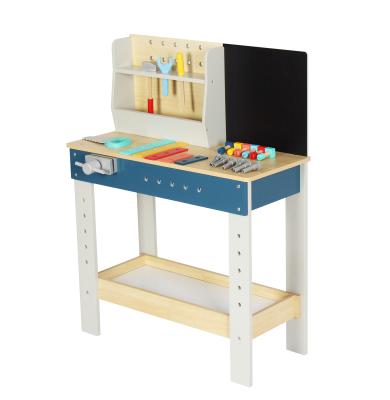 China High Quality Educational Tool Toys Kids Bedroom Furniture Set Workbench Wooden Toy With Access 22pcs for sale