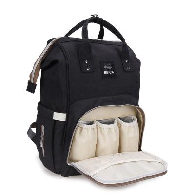 China Water Resistant Popular cheap Colorful Portable Nappy Backpack Maternity Mummy Baby Vegan Diaper Backpack Bag for sale