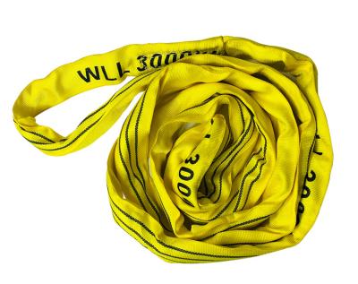 China Heavy Duty Strap Crane Equipment Accessory Ring Polyester Elevator Sling Type Slings Elasticity Saver Recovery Belt Strap OEM ODM for sale