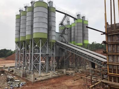 China Estacionario Silo Readymix cemento planta de batería de hormigón de trabajo pesado resistente al desgaste en venta