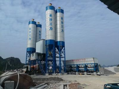 China Máquina de Batchagem Central de Betão Totalmente Automática 120m3/H Para Pedra Triturada à venda