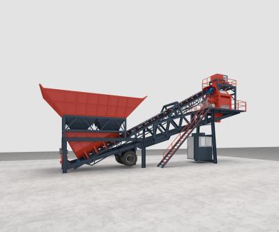Cina Impianto mobile di batchamento di piccolo volume di cemento asfaltato Impianto RMC universale in vendita