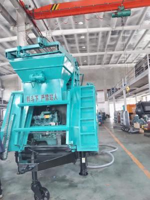 China Construcción Bomba de hormigón estacionaria portátil mezcladora de hormigón autocarga en venta